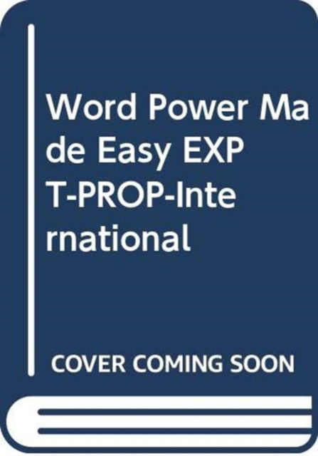 Cover for Norman Lewis · Word Power Made Easy EXP-PROP (Taschenbuch) [International edition] (2019)