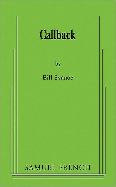 Cover for Bill Svanoe · Callback (Paperback Book) (2008)