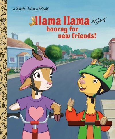 Cover for Anna Dewdney · Llama Llama Hooray for New Friends! - Little Golden Book (Hardcover Book) (2023)