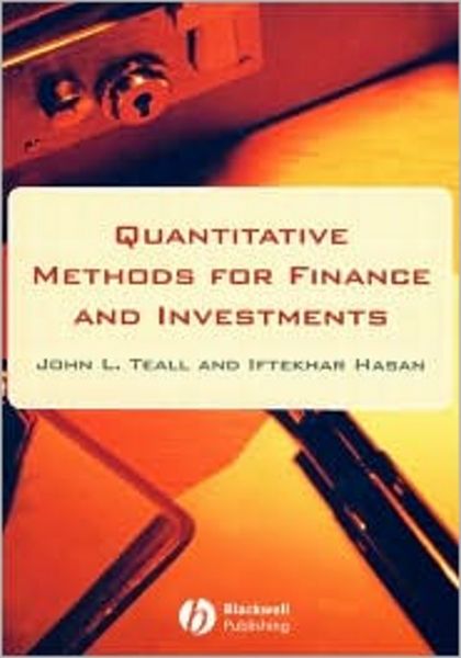 Cover for Teall, John (Pace University) · Quantitative Methods for Finance and Investments (Hardcover bog) (2002)