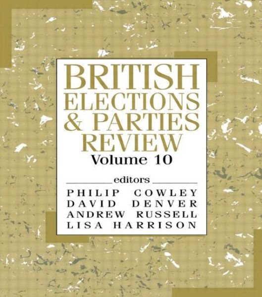 Cover for Lisa Harrison · British Elections &amp; Parties Review (Paperback Bog) (2000)