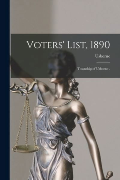 Cover for Usborne (Ont ) · Voters' List, 1890 [microform] (Paperback Book) (2021)