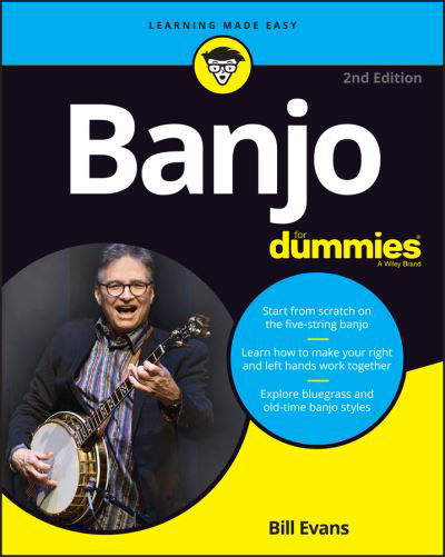 Cover for Bill Evans · Banjo For Dummies: Book + Online Video and Audio Instruction (Taschenbuch) (2020)
