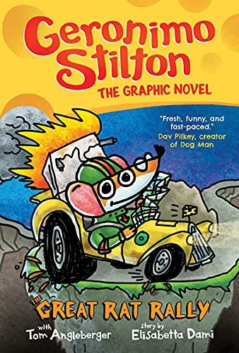 Cover for Geronimo Stilton · The Great Rat Rally: A Graphic Novel (Geronimo Stilton #3) - Geronimo Stilton Graphic Novel (Innbunden bok) (2022)