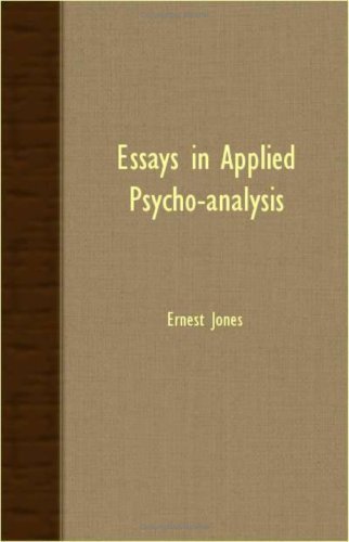 Cover for Ernest Jones · Essays in Applied Psycho-analysis (Paperback Book) (2007)