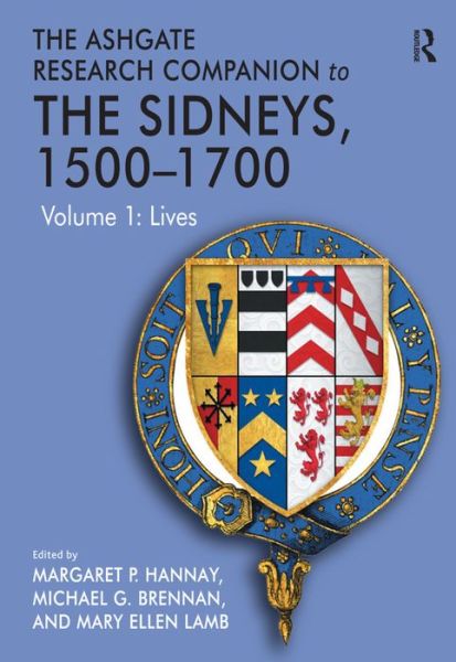 Cover for Michael G. Brennan · The Ashgate Research Companion to The Sidneys, 1500-1700: Volume 1: Lives (Hardcover Book) (2015)