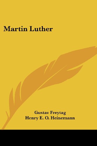 Cover for Gustav Freytag · Martin Luther (Taschenbuch) (2006)