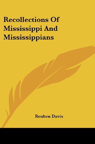 Cover for Reuben Davis · Recollections of Mississippi and Mississippians (Paperback Bog) (2007)