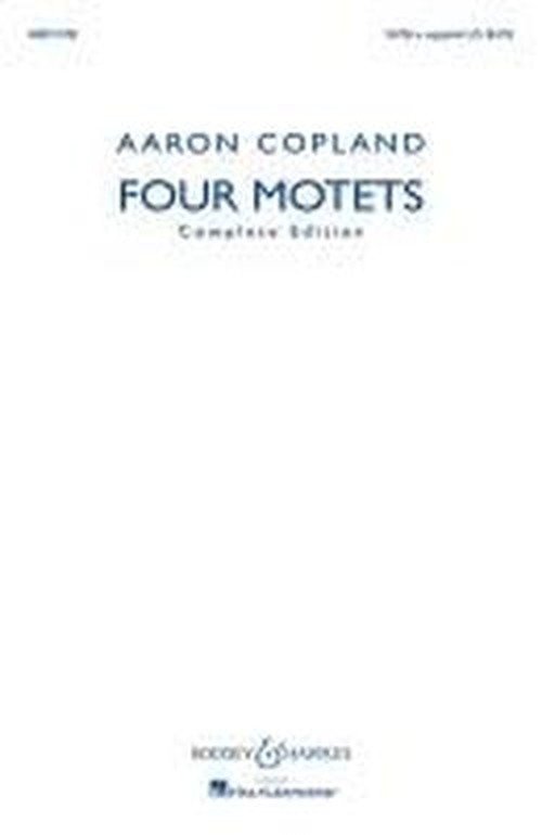 Cover for Aaron Copland · Four Motets (Innbunden bok) (2011)