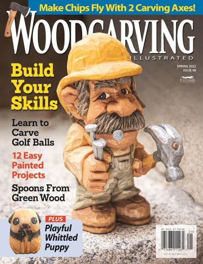 Cover for Editors of Woodcarving Illustrated · Woodcarving Illustrated Issue 98 Spring 2022 (Book) (2022)