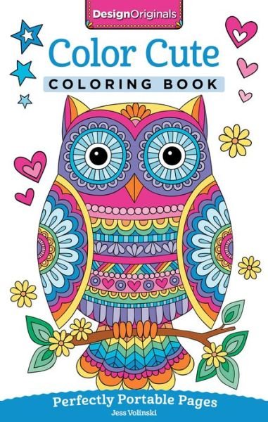 Cover for Jess Volinski · Color Cute Coloring Book: Perfectly Portable Pages - On-the-Go! Coloring Book (Paperback Book) (2016)