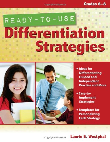 Cover for Laurie E. Westphal · Ready-to-Use Differentiation Strategies: Grades 6-8 (Paperback Book) (2011)