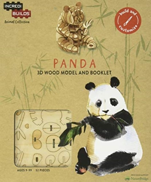 IncrediBuilds Animal Collection: Panda - Incredibuilds - Insight Editions - Kirjat - Insight Editions - 9781682981382 - perjantai 1. maaliskuuta 2019