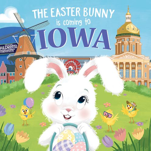 Cover for Eric James · The Easter Bunny is Coming to Iowa (Hardcover Book) (2020)