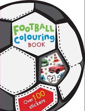 Cover for Make Believe Ideas · Football Colouring Book - Shaped Colouring and Sticker Activity Books (Paperback Book) (2014)