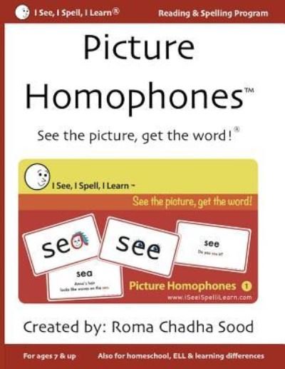 Cover for Roma Chadha Sood · Picture Homophones (TM) Book 1 (Pocketbok) (2019)
