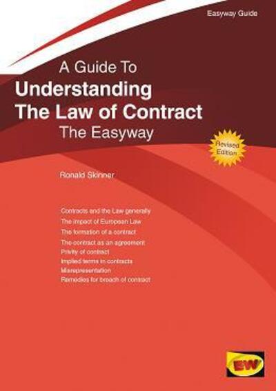 Cover for Ronald Skinner · Understanding The Law Of Contract: An Easyway Guide (Paperback Book) (2018)