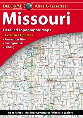 Cover for Rand McNally · Delorme Atlas &amp; Gazetteer: Missouri (Pocketbok) (2020)