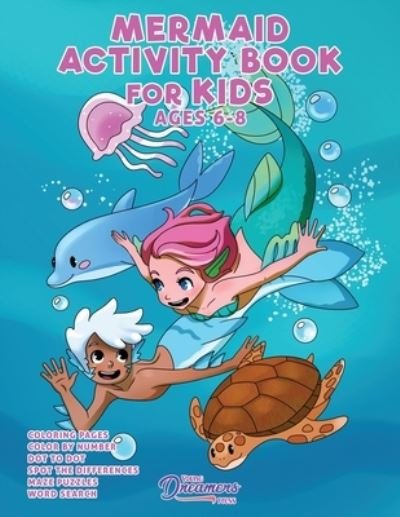 Cover for Young Dreamers Press · Mermaid Activity Book for Kids Ages 6-8 (Paperback Bog) (2021)