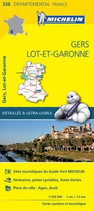Cover for Michelin · Gers  Lot-et-Garonne - Michelin Local Map 336: Map (Kort) (2024)