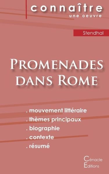 Cover for Stendhal · Fiche de lecture Promenades dans Rome (Analyse litteraire de reference et resume complet) (Taschenbuch) (2022)