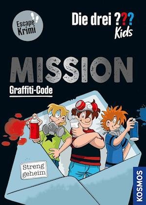 Die drei ??? Kids, Mission Graffiti-Code - Nina Schiefelbein - Bücher - Kosmos - 9783440176382 - 17. Februar 2023