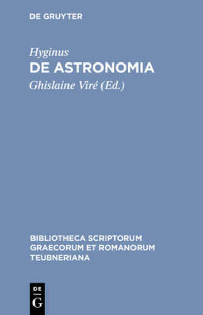 Cover for Hyginus · De astronomia (Book) (1992)