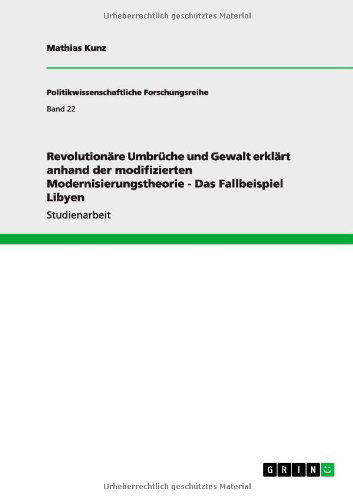 Cover for Kunz · Revolutionäre Umbrüche und Gewalt (Book) [German edition] (2013)