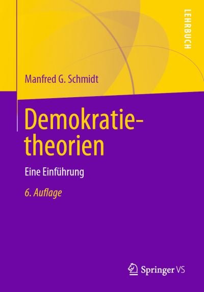Cover for Schmidt · Demokratietheorien (Bok) [6th 6. Aufl. 2019 edition] (2019)