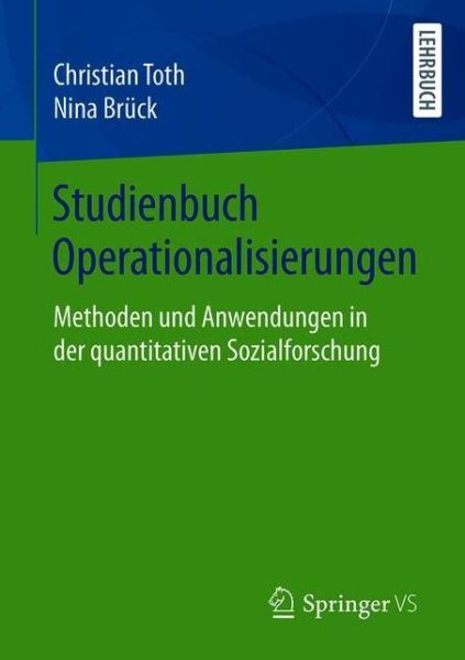 Cover for Toth · Studienbuch Operationalisierungen (Book) (2022)