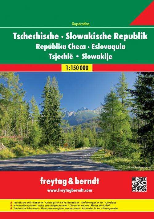 Cover for Freytag &amp; Berndt · Czech - Slowak Republic Road Atlas 1:150 000 (Map) (2017)