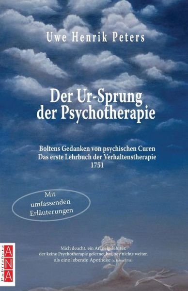 Cover for Peters · Der Ur-Sprung der Psychotherapie (Buch) (2018)
