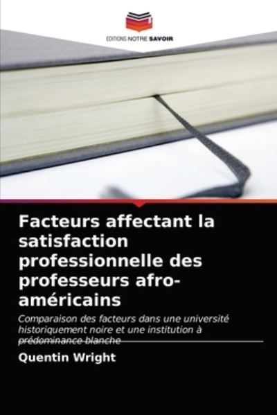 Cover for Wright · Facteurs affectant la satisfacti (N/A) (2021)