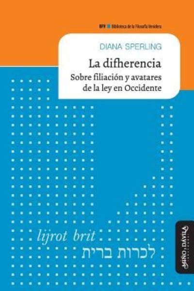 Cover for Diana Sperling · La difherencia (Paperback Book) (2018)