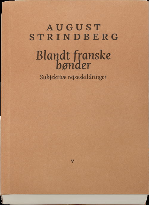 Cover for August Strindberg · Blandt franske bønder (Sewn Spine Book) [1er édition] (2019)