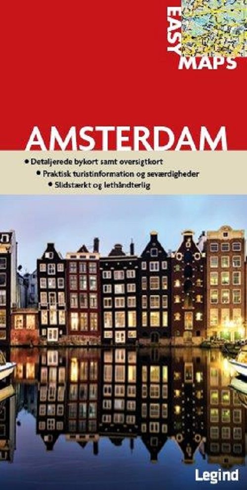 Easy Maps - Byer: Easy Maps - Amsterdam - Legind A/S - Kirjat - Legind - 9788771550382 - sunnuntai 1. kesäkuuta 2014