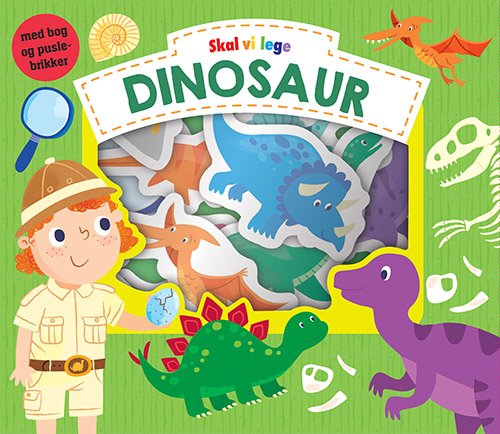 Skal vi lege: Skal vi lege Dinosaur (Papbog) [1. udgave] (2021)