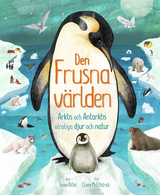 Cover for Jason Bittel · Den frusna världen : Arktis och Antarktis otroliga djur och natur (Bound Book) (2024)