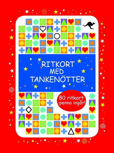 Ritkort med tankenötter : 80 dubbelsidiga ritkort i en plåtask, penna ingår - Phil Clarke - Books - Känguru - 9789187503382 - July 8, 2014