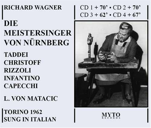 Die Meistersinger von Nürnberg (in ital.Spr.) - Richard Wagner (1813-1883) - Musikk -  - 0608974503383 - 