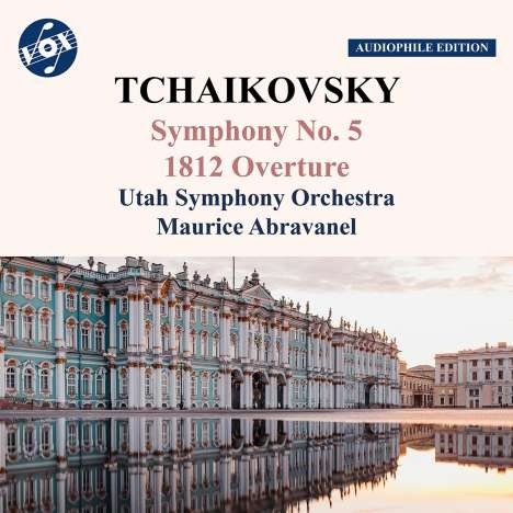 Tchaikovsky: Symphony No. 5/1812 Overture - Utah Symphony Orchestra / Maurice Abravanel - Musik - VOX - 0747313302383 - 28. juli 2023