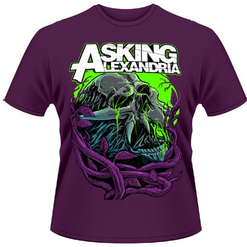 Cover for Asking Alexandria =t-shir · Night Slime Purple (MERCH) [size S] (2013)