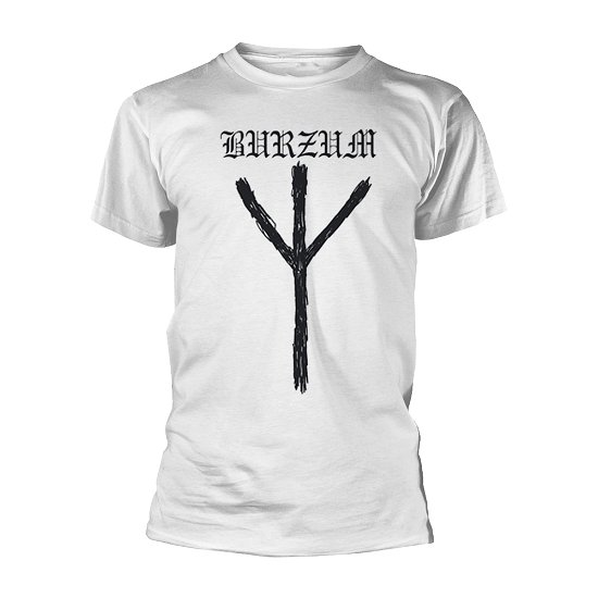Cover for Burzum · Rune (White) (T-shirt) [size L] (2019)