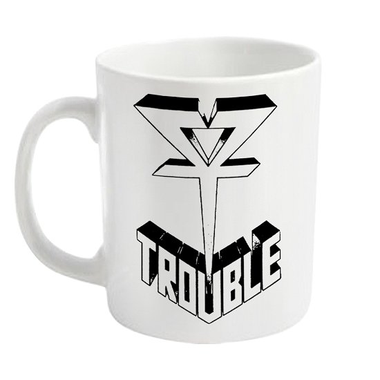Cover for Trouble · Logo (Mugg) [White edition] (2020)
