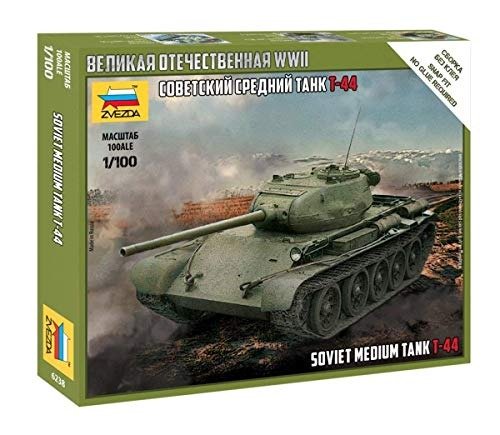 ZVEZDA - 1/100 T-44 Soviet Tank - Zvezda - Merchandise -  - 4600327062383 - 