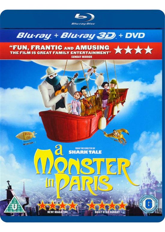 Monster In Paris [Edizione: Regno Unito] - Fox - Elokuva - E1 ENTERTAINMENT - 5030305516383 - maanantai 4. kesäkuuta 2012
