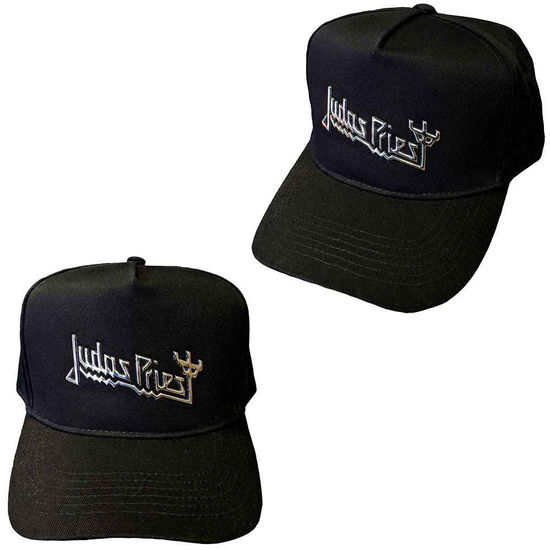 Cover for Judas Priest · Judas Priest Unisex Baseball Cap: Logo (Sonic Silver) (CLOTHES) [Black - Unisex edition]