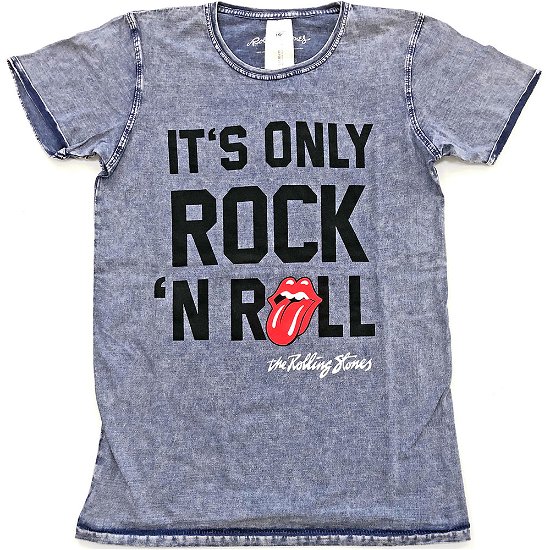 Cover for The Rolling Stones · The Rolling Stones Unisex T-Shirt: It's Only Rock N' Roll (Burnout) (T-shirt) [size XXL] [Blue - Unisex edition]