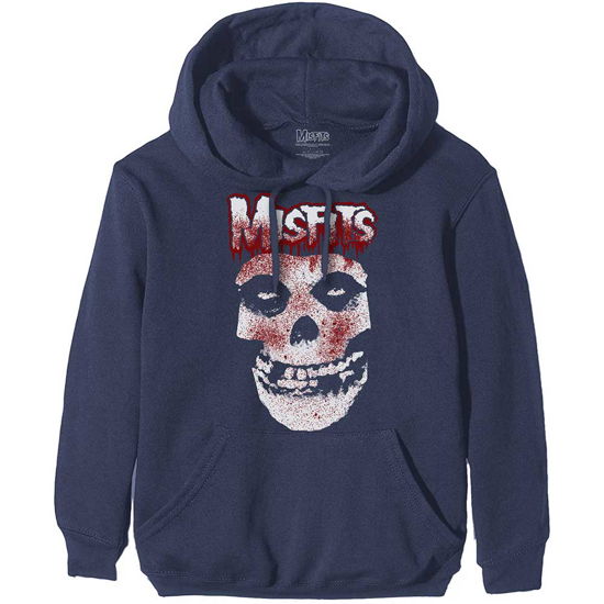 Misfits Unisex Pullover Hoodie: Blood Drip Skull - Misfits - Koopwaar -  - 5056561019383 - 