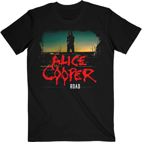 Alice Cooper Unisex T-Shirt: Back Road - Alice Cooper - Koopwaar -  - 5056561093383 - 